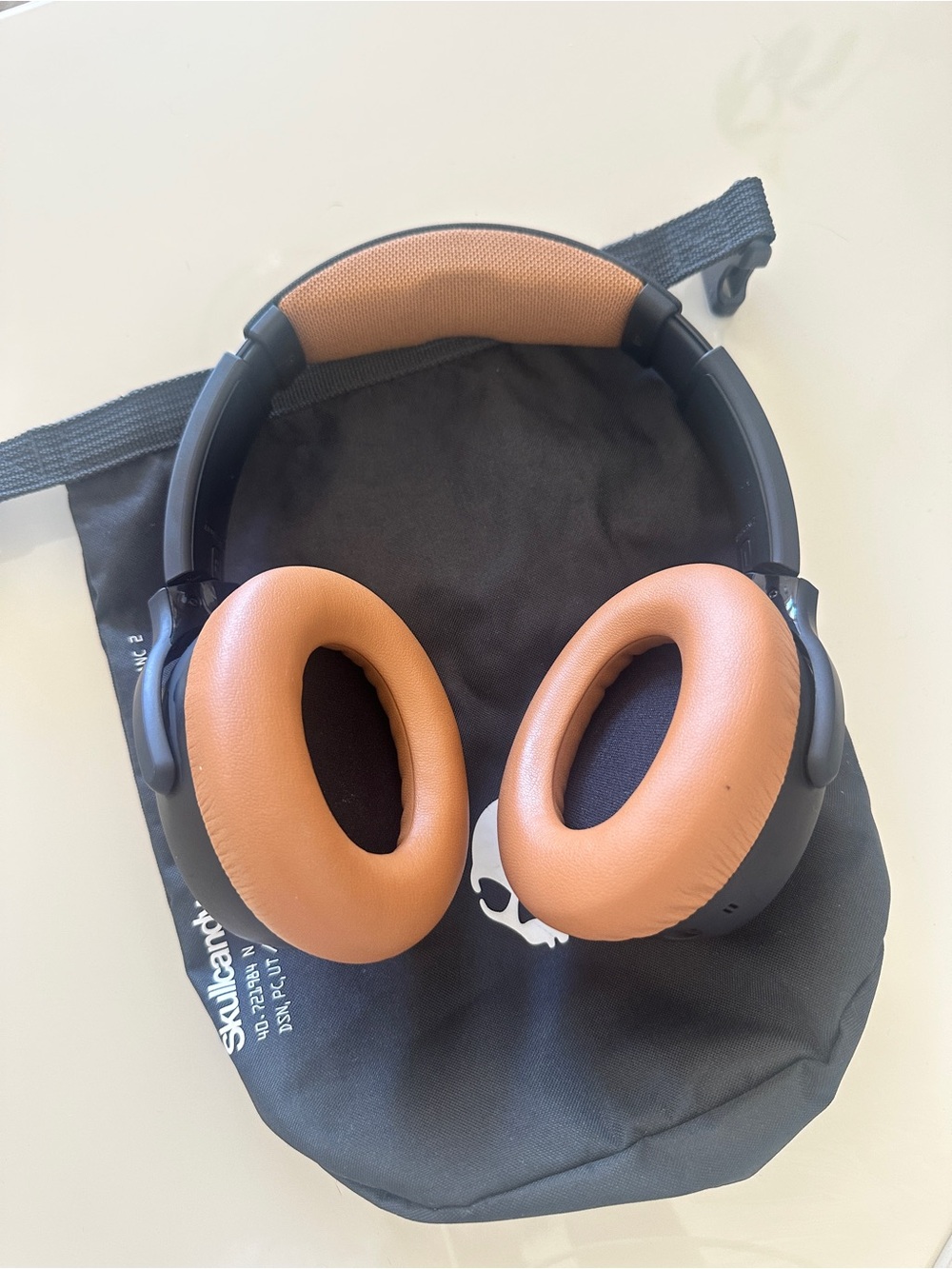 Skullcandy Over-Ear Headphones - Black with Tan Ear Cushions